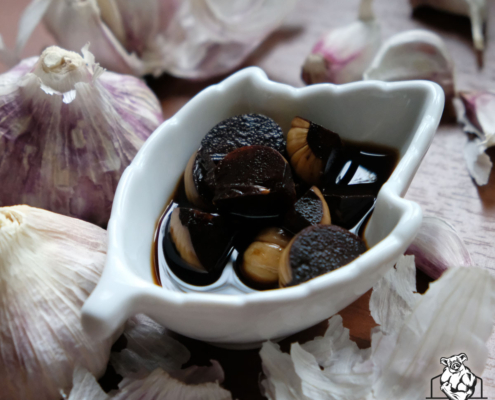Knoblauch in Balsamico