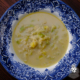 Vegetarische Käse-Lauch-Suppe