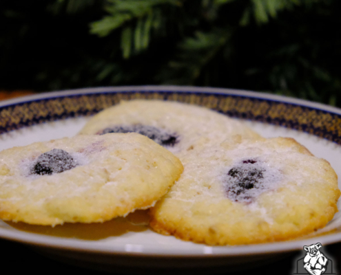 Blaubeer-Käsekuchen-Cookies