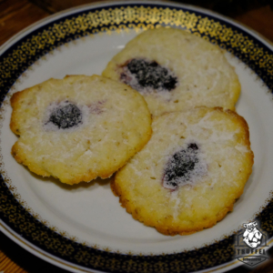Blaubeer-Käsekuchen-Cookies