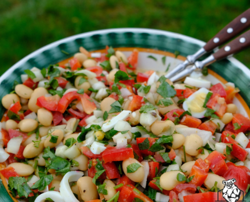 Türkischer Bohnensalat