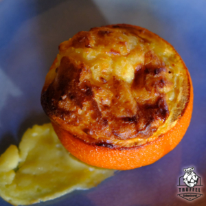 Gebackene Käsekuchen-Orangen
