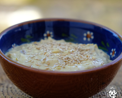 Zucchini-Creme Muttabal Kousa