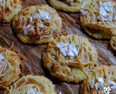 Spaghetti-Eis-Plätzchen