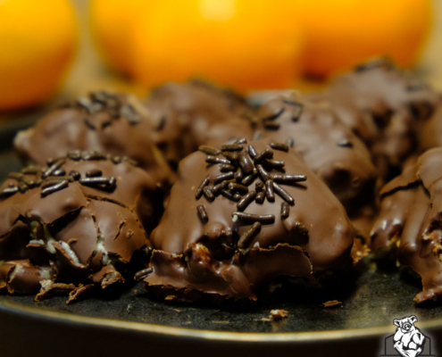 Orangen-Pralinen